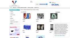 Desktop Screenshot of ostrichfeather.co.uk